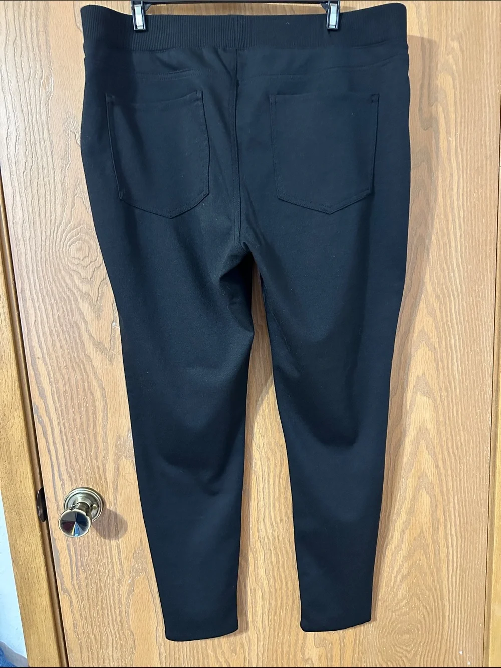 No Boundaries Black Stretch Pull-On Pants